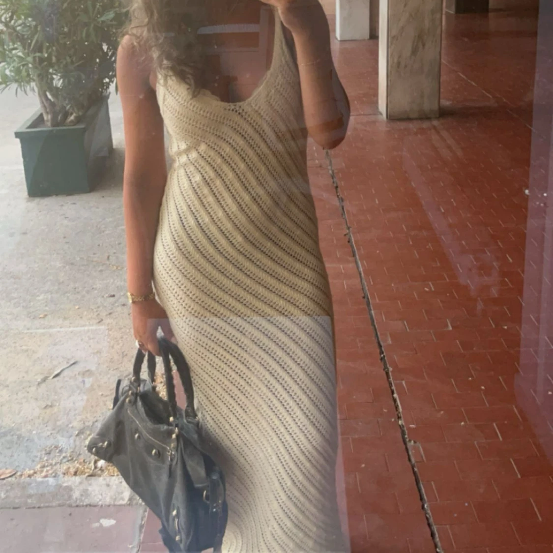 Stickad klänning - 4