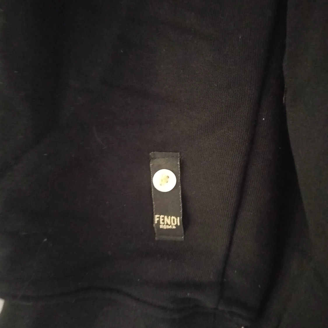Svart Fendi sweatshirt med Karl Lagerfeld-motiv - 2