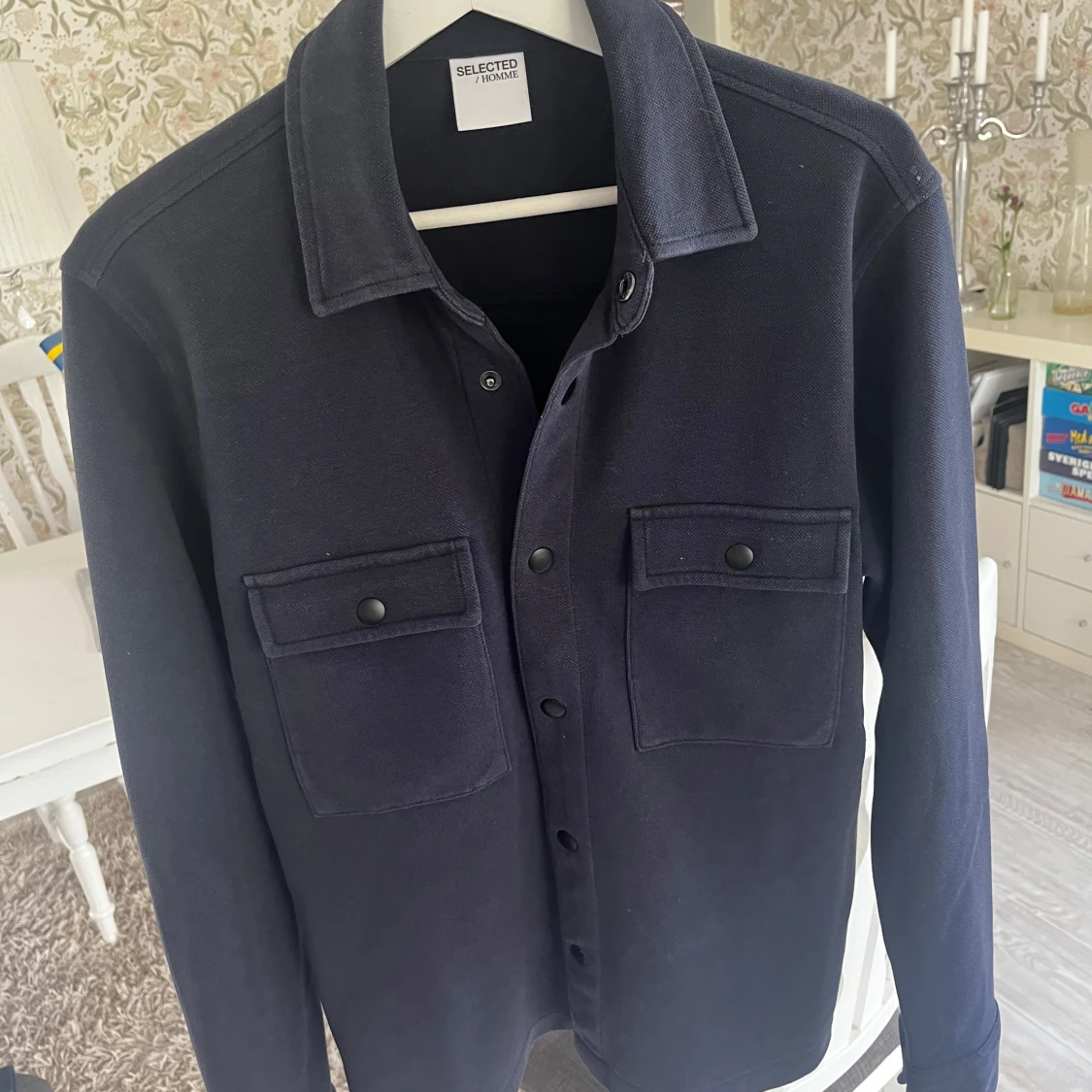 Mörkblå overshirt från Selected Homme - 1