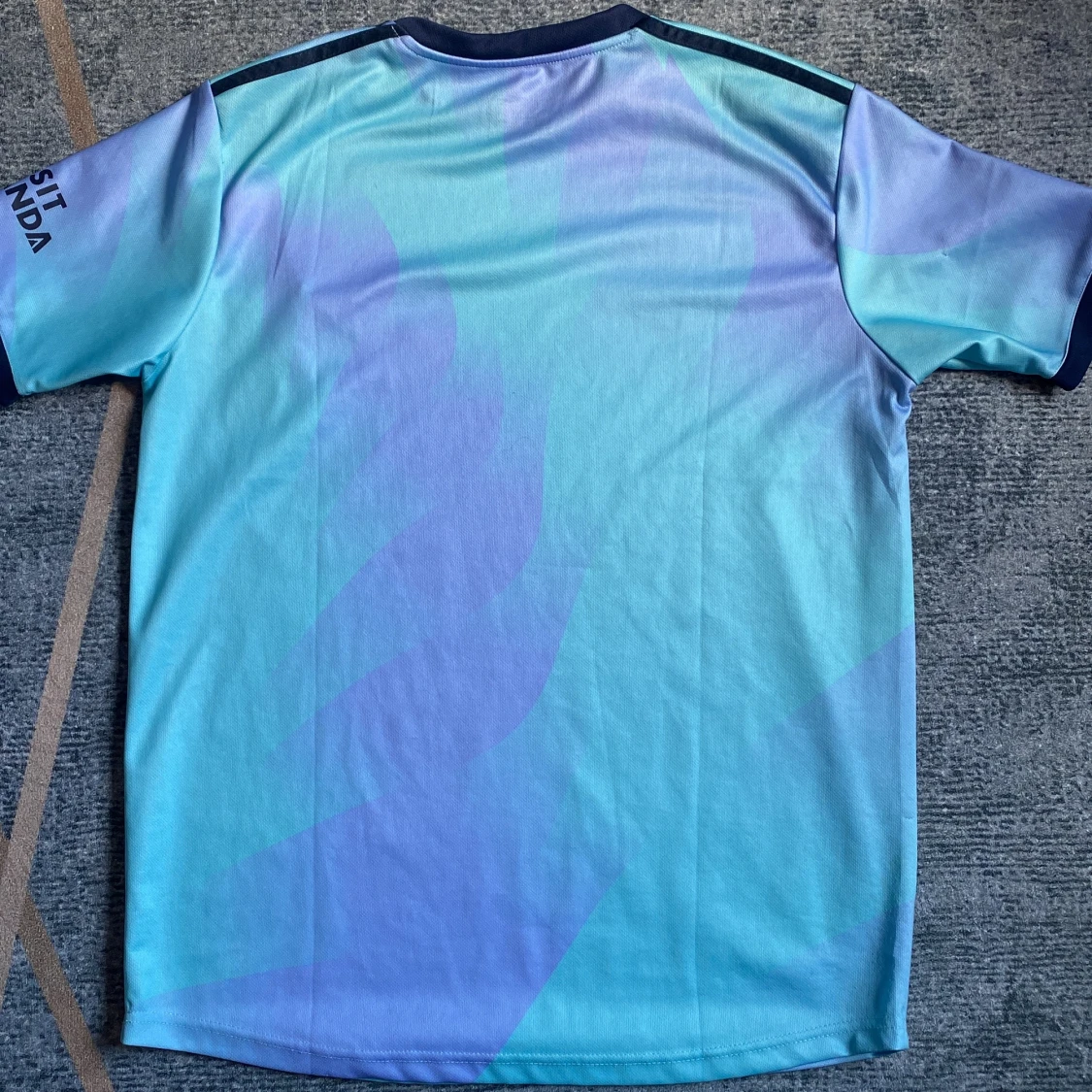 Arsenal x Adidas blå fotbollströja - 3