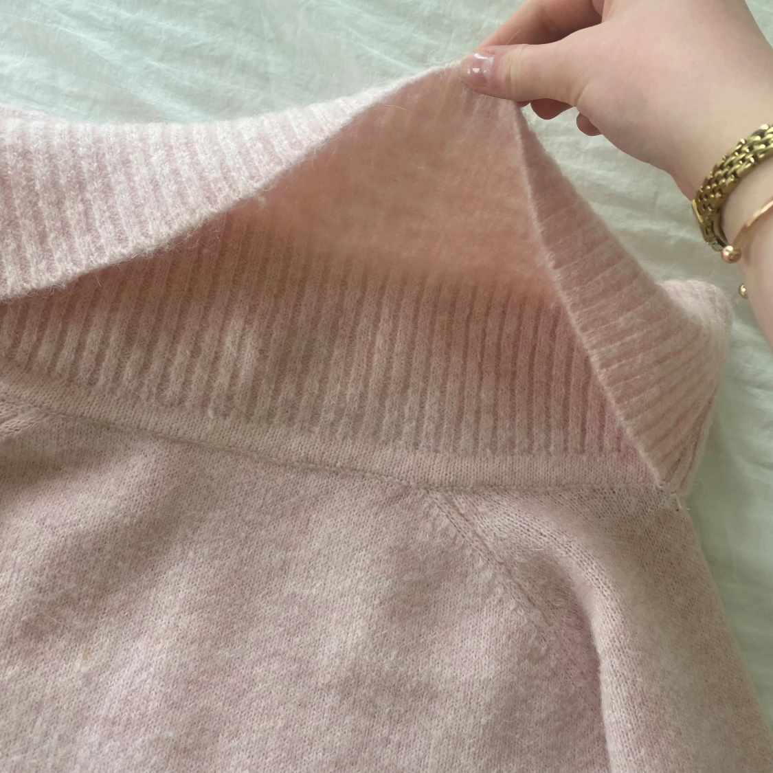 Of shoulder stickadtröja - 2