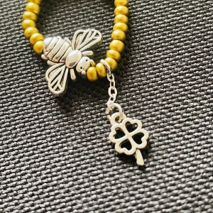 By prisförslag- justerbar ring pärlor, bi och lycka - By prisförslag- justerbar ring pärlor, bi och lycka