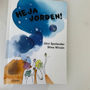 Heja Jorden! - En fantasifull och färgstark bok med illustrationer som tar dig med på ett äventyr om jorden och rymden. Perfekt för unga läsare som gillar upptäckter, humor och spännande berättelser om vår planet.