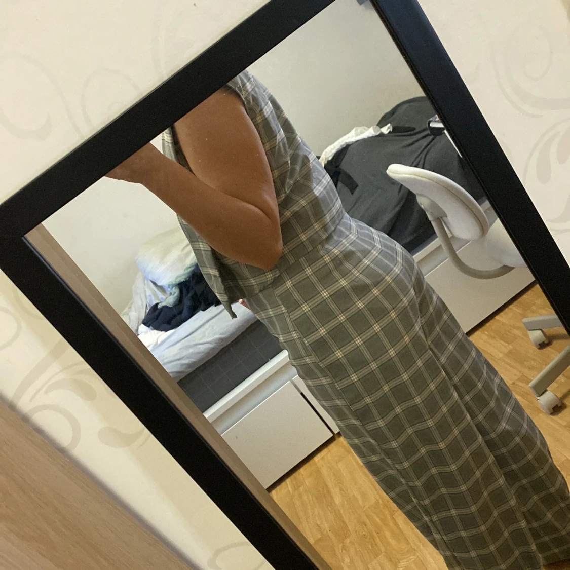 Grå rutig väst - 1