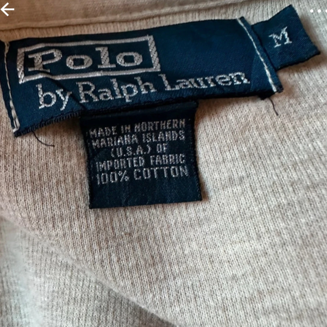 Beige ziptröja från Polo Ralph Lauren - 2