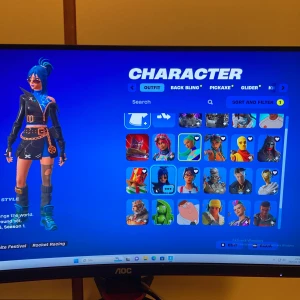 Fortnite konto - Jag säljer mitt konto för jag har slutat spela skriv till mig för mer info obs går ej först 