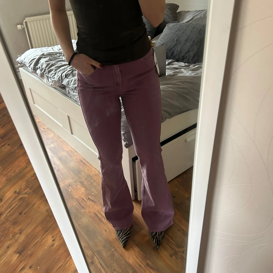 Lila bootcut jeans - 3