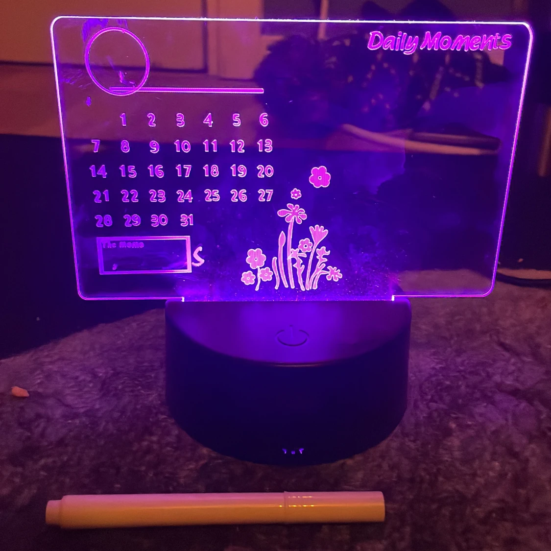 LED-belyst skrivbar kalender 'Daily Moments' - 3