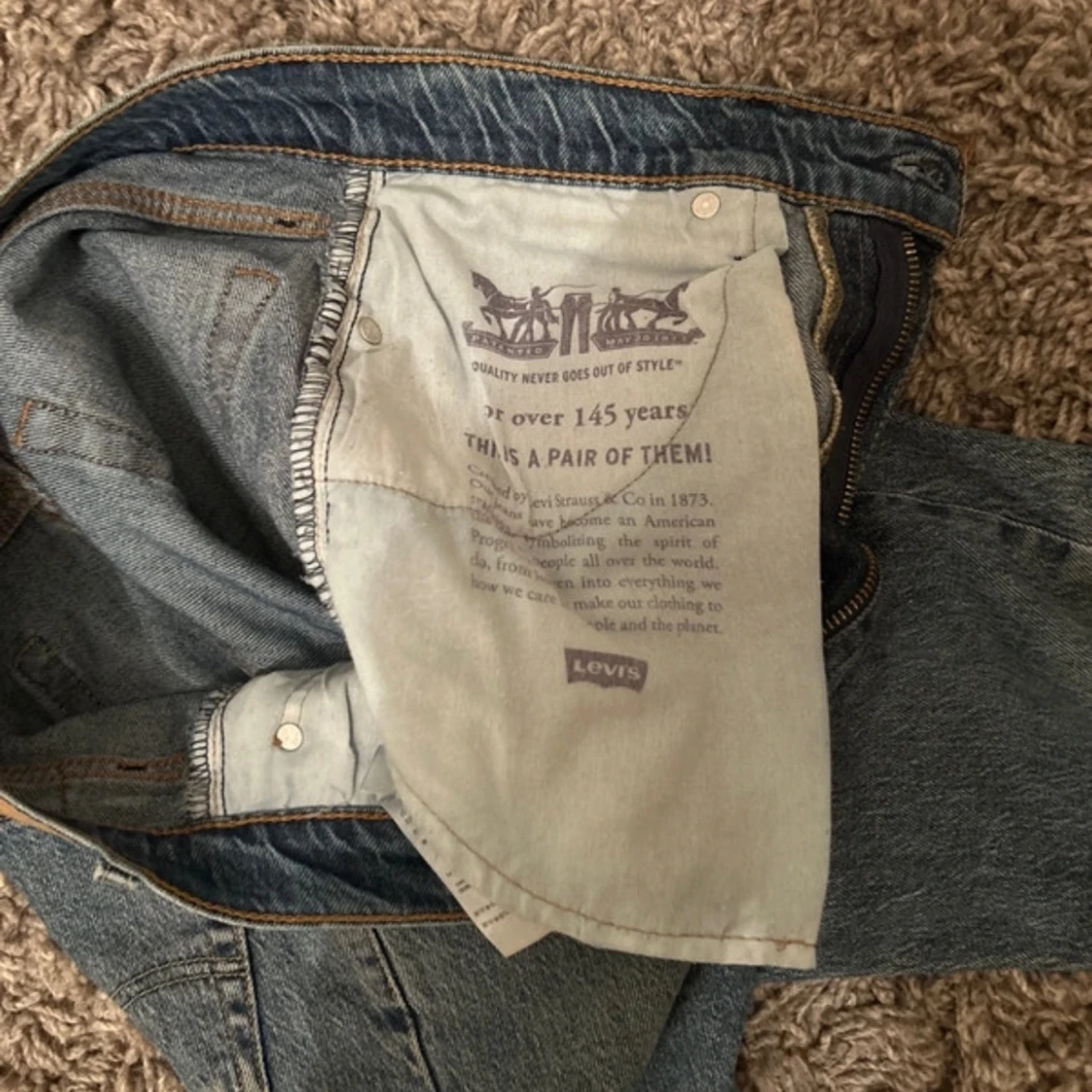 Levi's 502 Hi-Ball jeans blå - 1