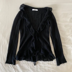 Vintage mohair volang kofta  - Storlek M på lappen 💕