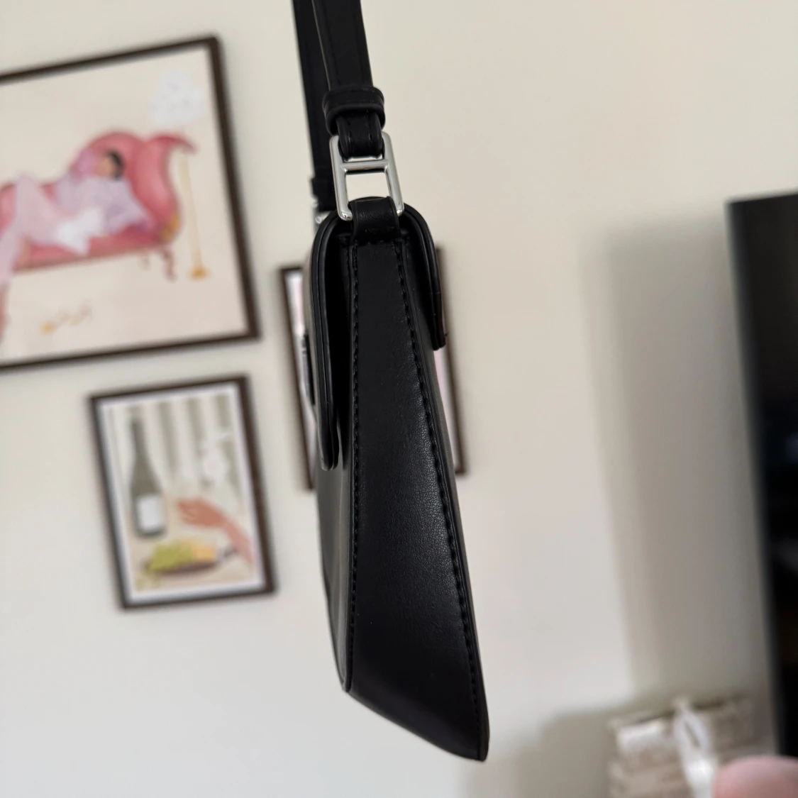 Svart axelväska  - 2