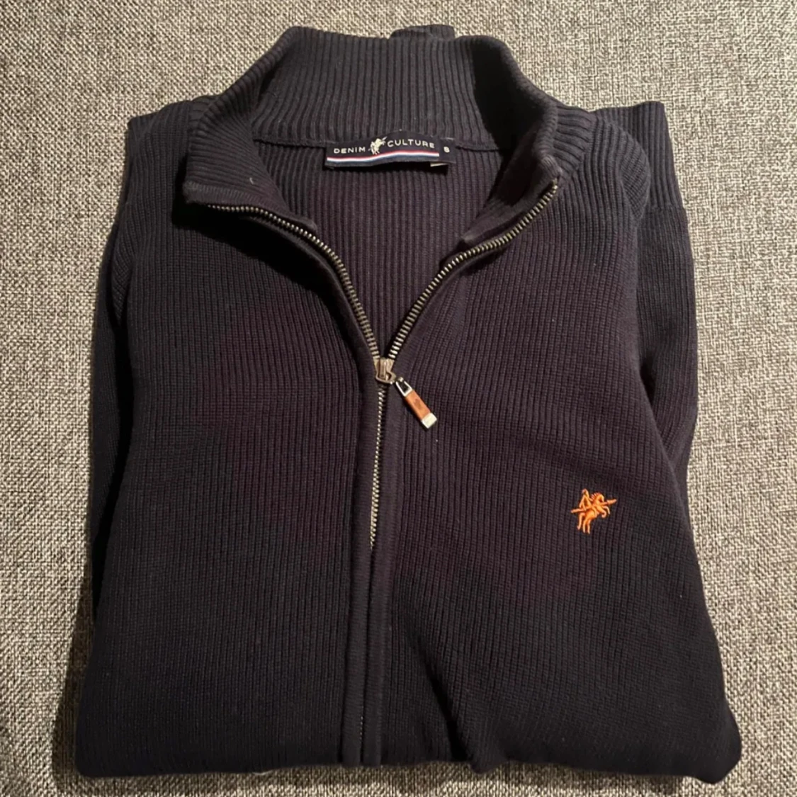 Mörkblå helzip  - 2