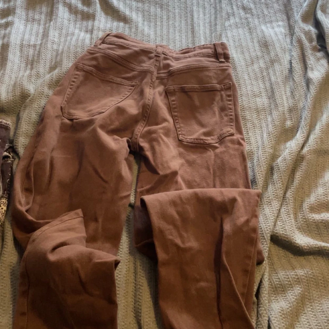 Bruna raka byxor  - 1