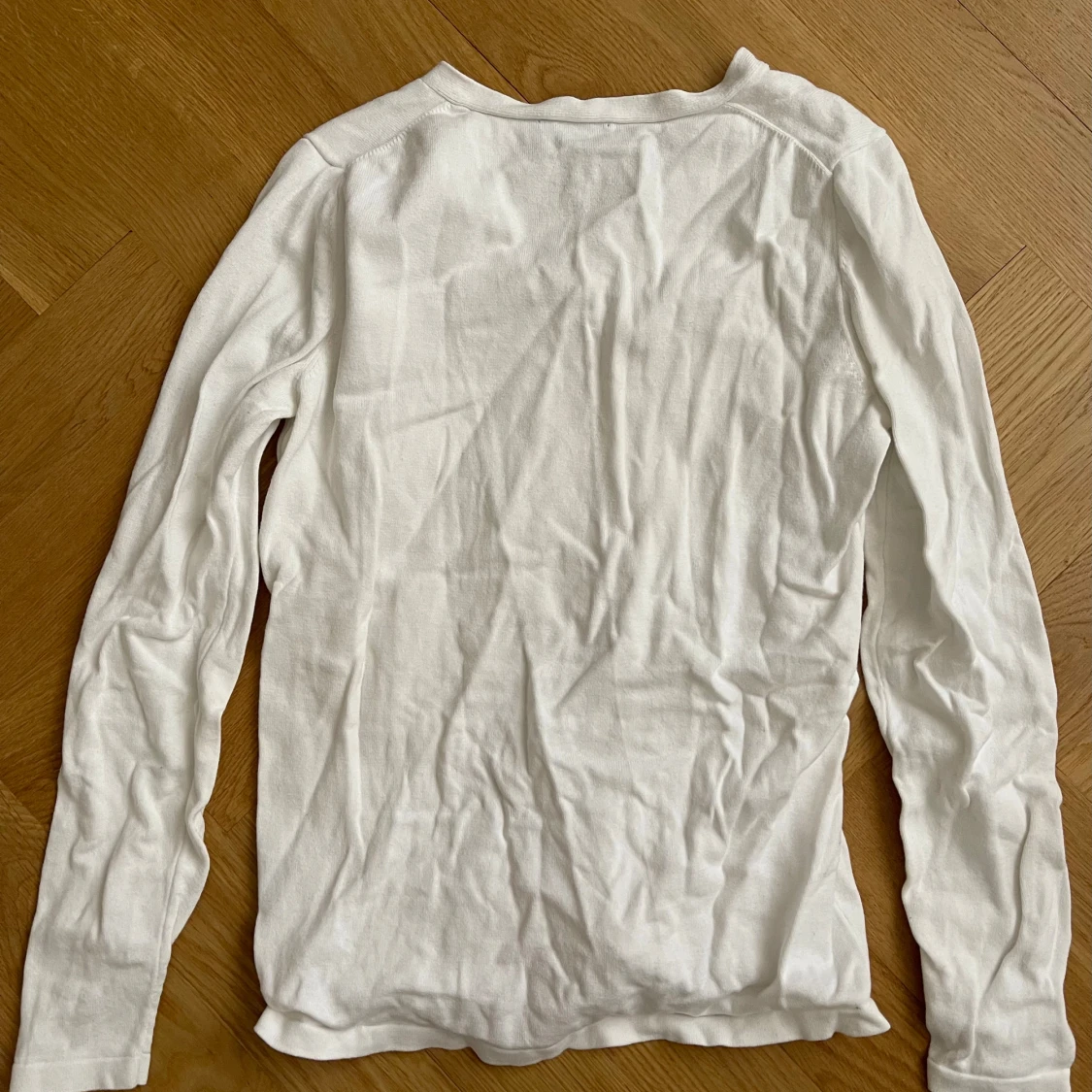 Vit v-ringad tröja Tommy Hilfiger - 2