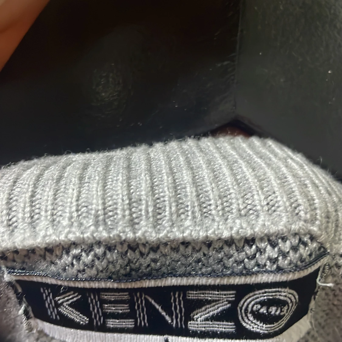 Grå stickad tröja med stjärnmönster från Kenzo - 2