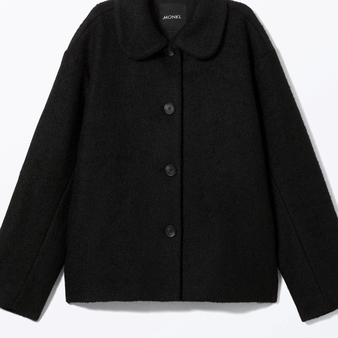 Svart ulljacka från Monki