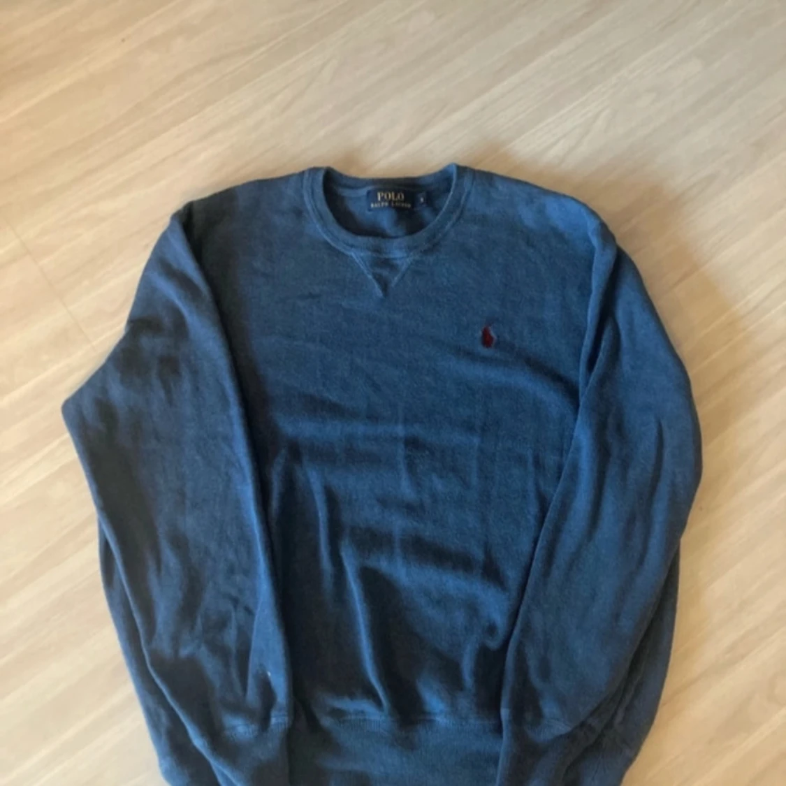 Blå stickad tröja från Polo Ralph Lauren