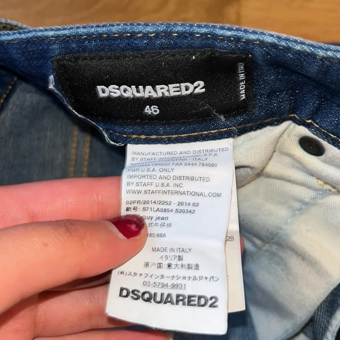 Blå jeansbyxor från Dsquared2, Nypris 6000kr - 2
