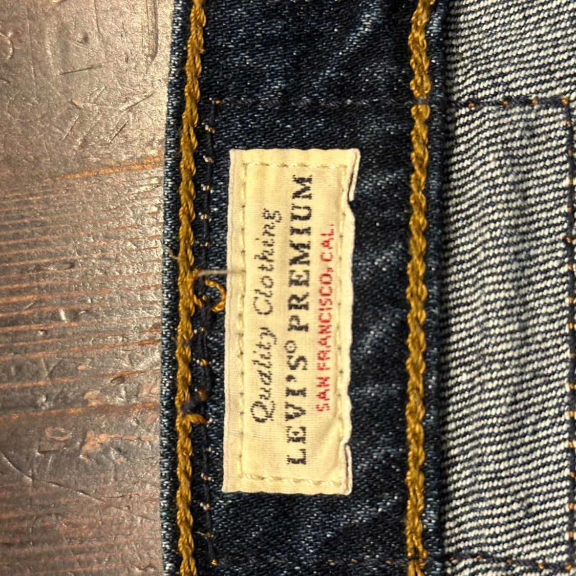 Mörkblå jeansshorts från Levi's 501 - 2