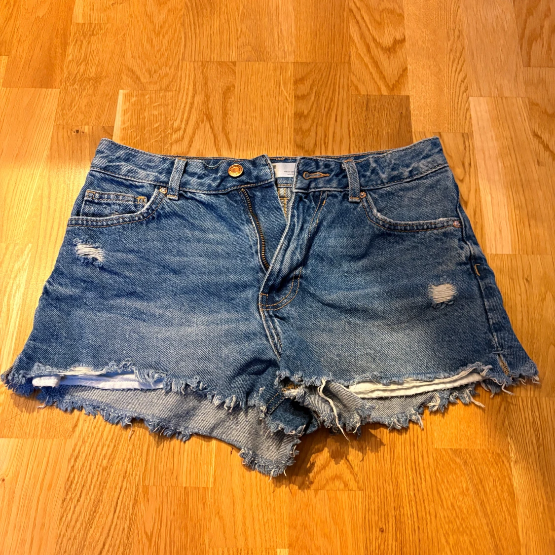 Blå jeansshorts  - 1