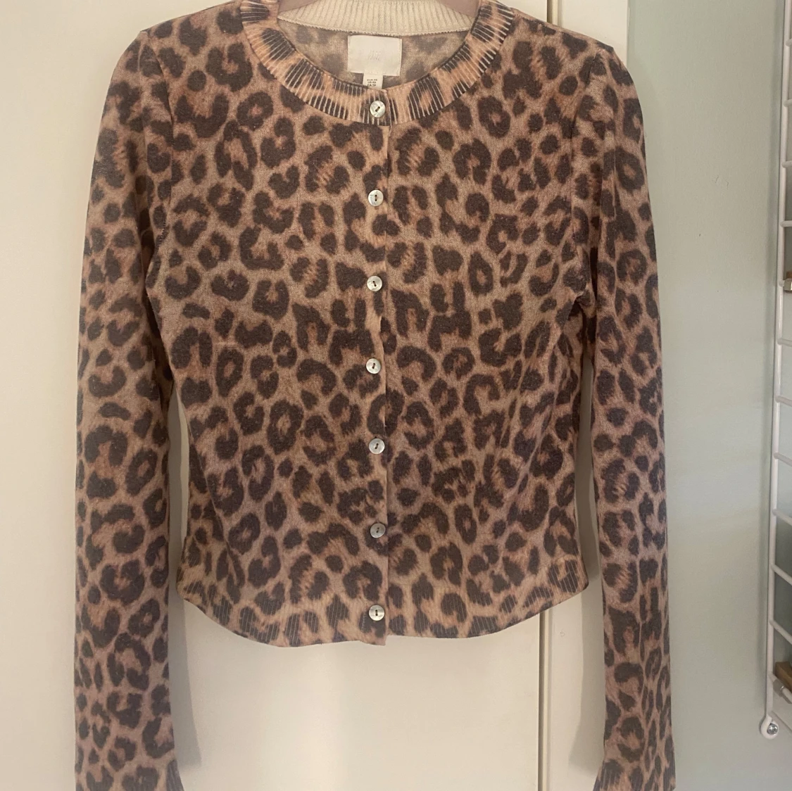 Leopardmönstrad kofta - 1