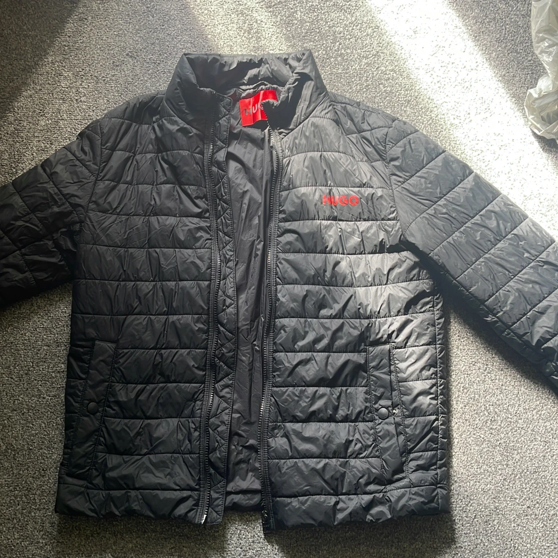 HUGO - Benti Allvädersjacka - Svart 