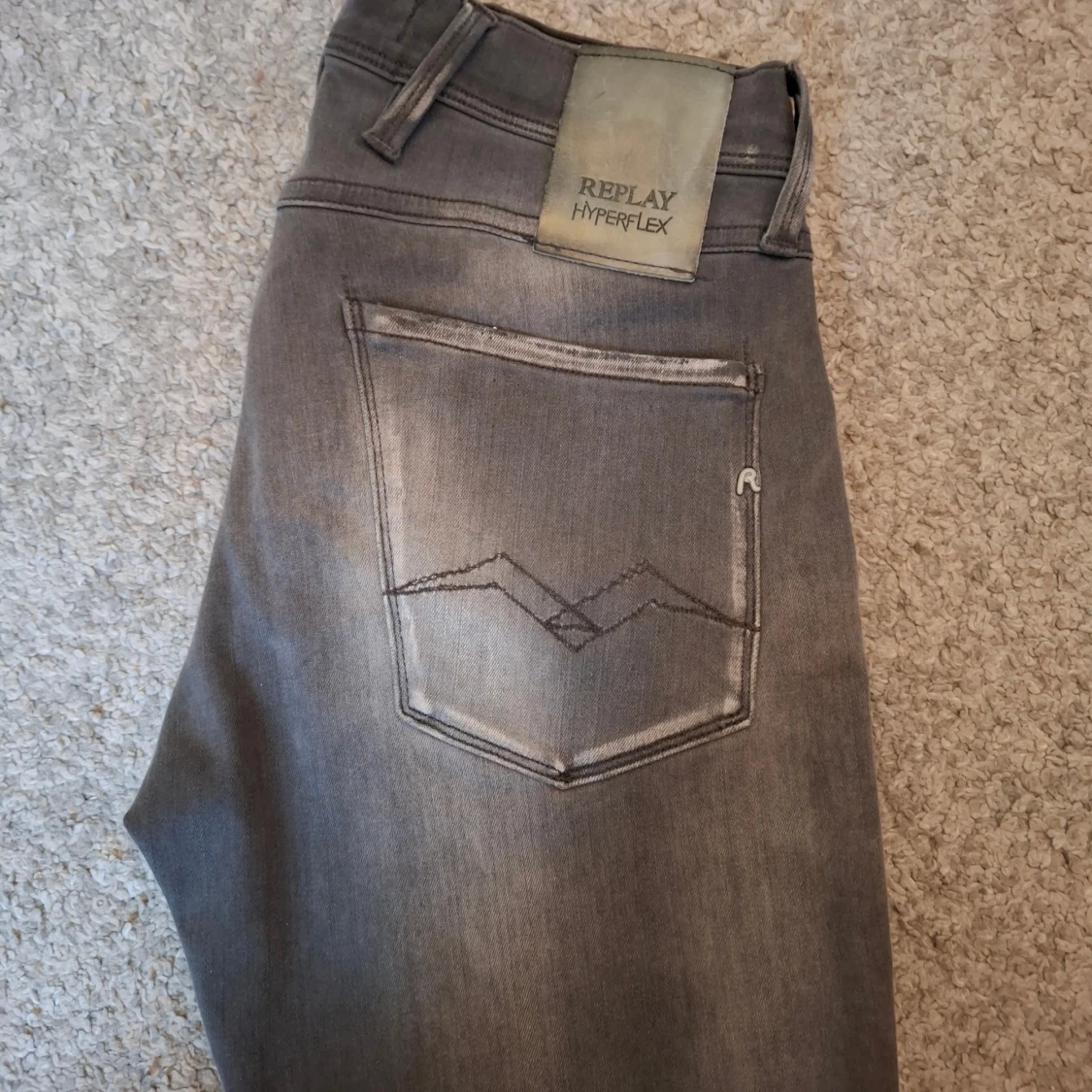 Replay Hyperflex grå skinny jeans