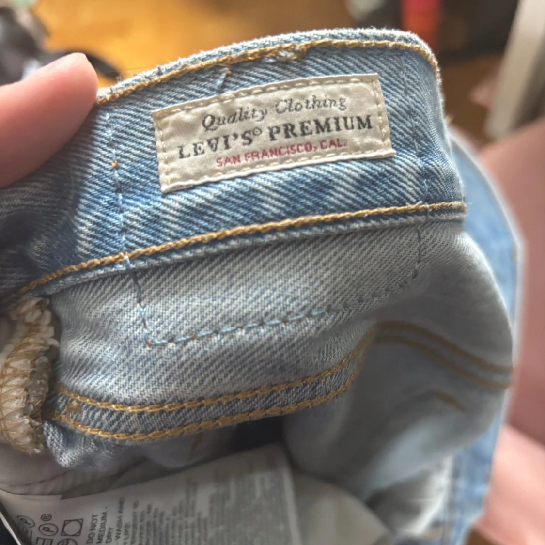 Levi's 501 ljusblå jeans straight fit - 3