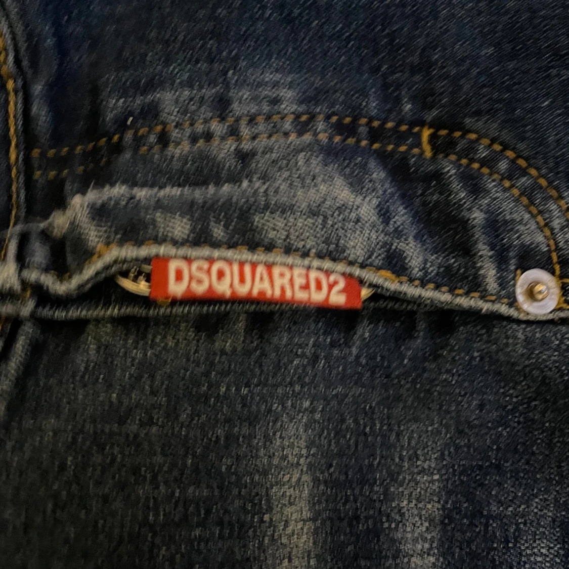 Dsquared2 skinny jeans med färgstänk - 1