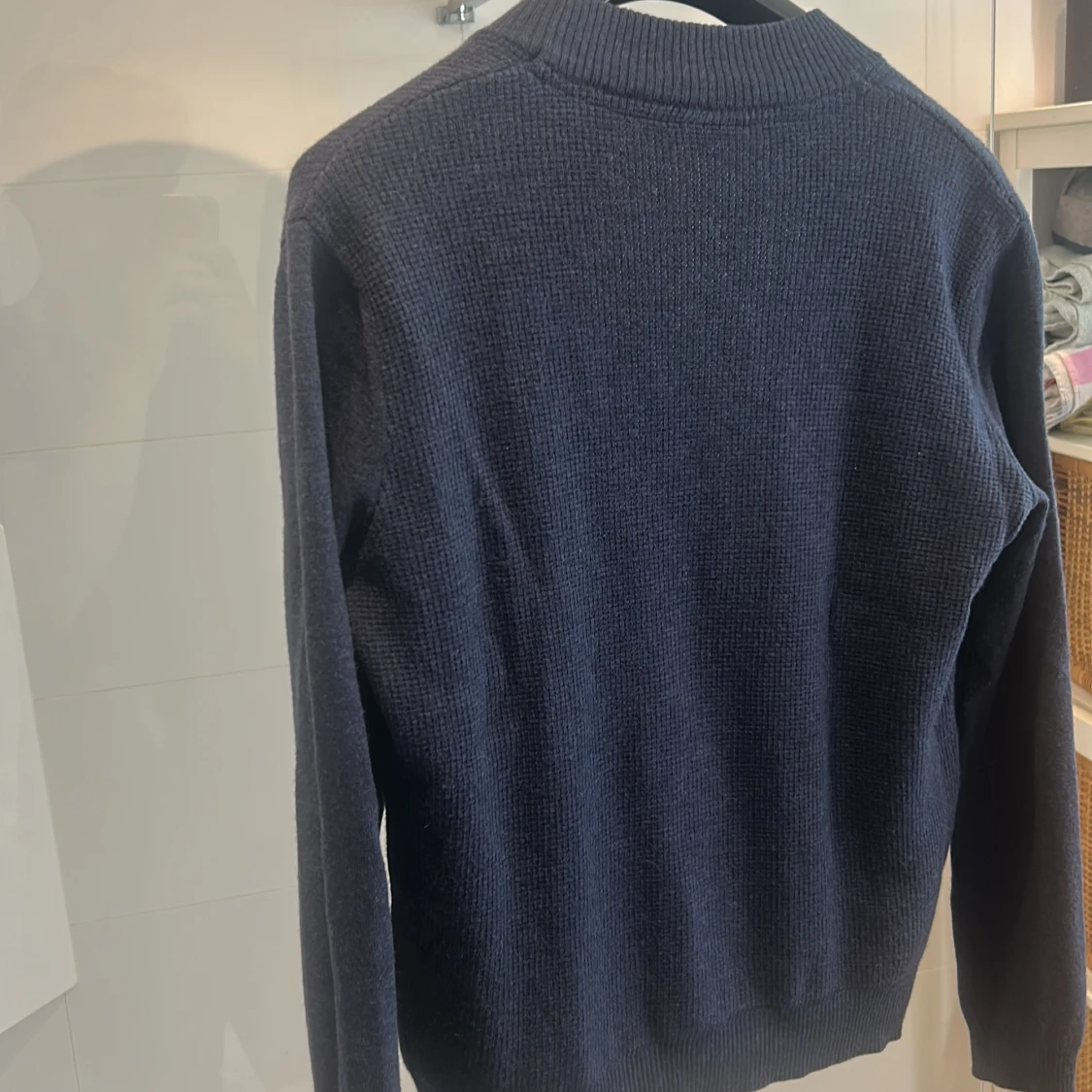 Mörkblå  fullzip från Stenströms - 2