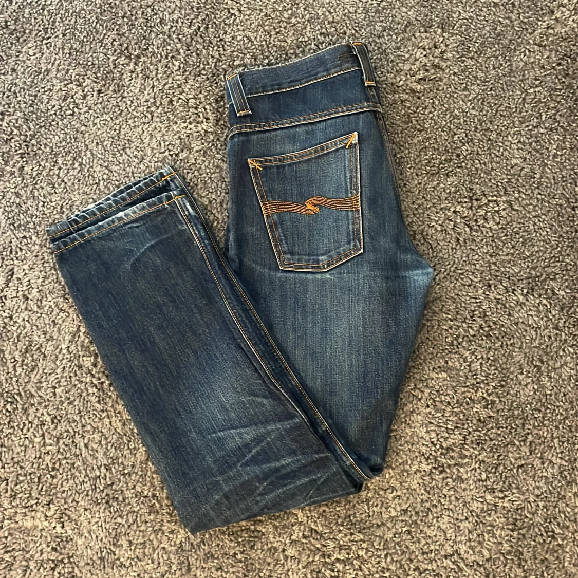 Blå jeans från Nudie Jeans