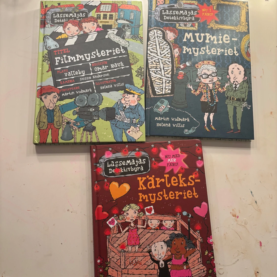 LasseMajas Detektivbyrå: Filmmysteriet, Mumiemysteriet, Kärleksmysteriet