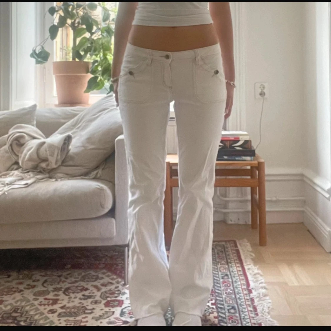 Vita bootcut jeans från Esprit