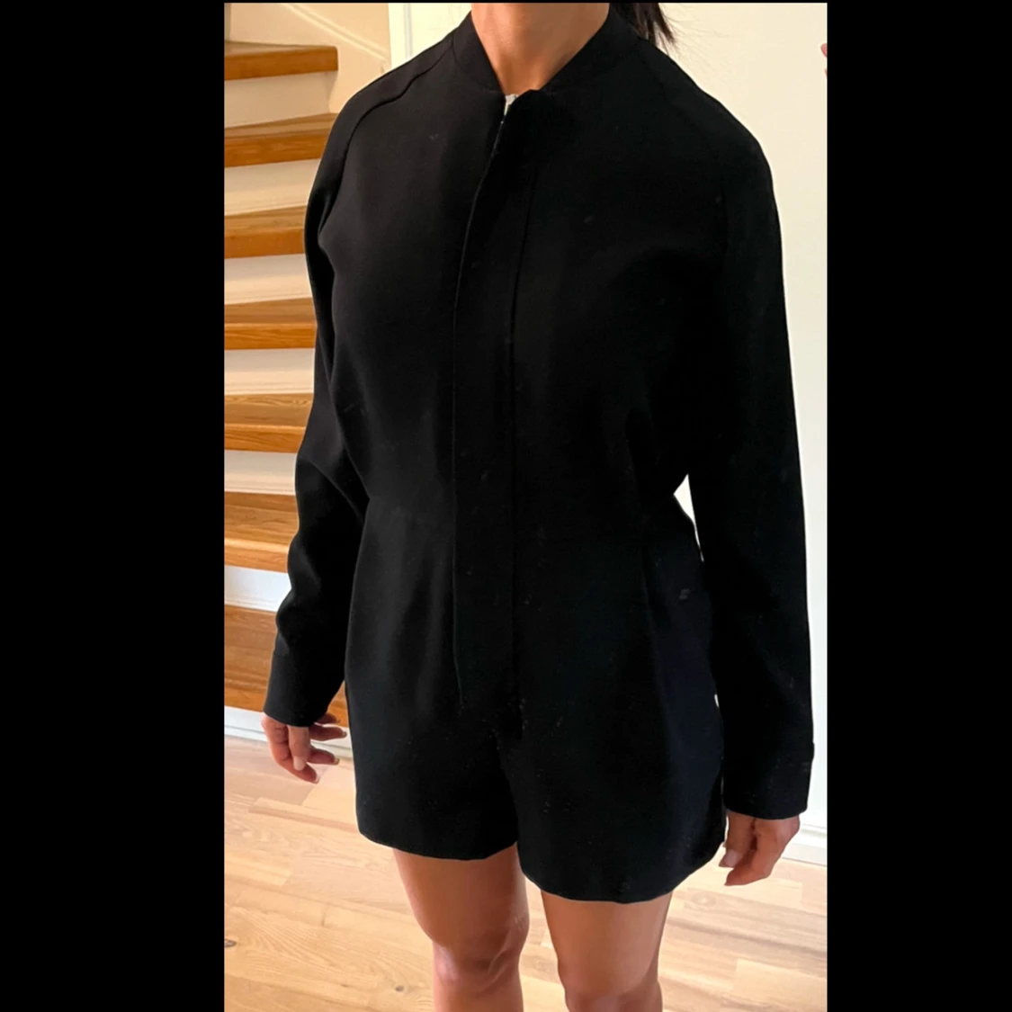 Svart basic playsuit - 1