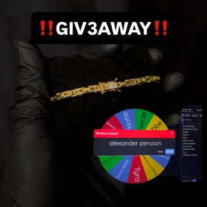 ‼️GIV3AWAY‼️ Kejsarlänk Armband Äkta Guldplätering - AVSLUTAD! Nu har du chansen att vinna detta exklusiva kejsarlänk armband med ett lager äkta guld på! Denna kedja är utrustad med ett exklusivt CZ diamant kistlås samt 18K stämpel för en exklusiv känsla och look! Kedjan är 19.5cm lång och 4mm bred. För att delta: 1.Följ mig, 2.Gilla detta+2 andra inlägg, 3.Dela detta inlägg med en vän, 4.Skriv ”klar” i ett meddelande till mig. OBS Att alla steg följs kommer att kontrolleras! GIV3AWAY avslutas 28 augusti. Lycka till!💯