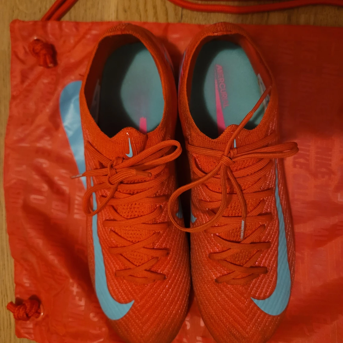 Nike mercurial vapor 16 elite röd/blå - 2