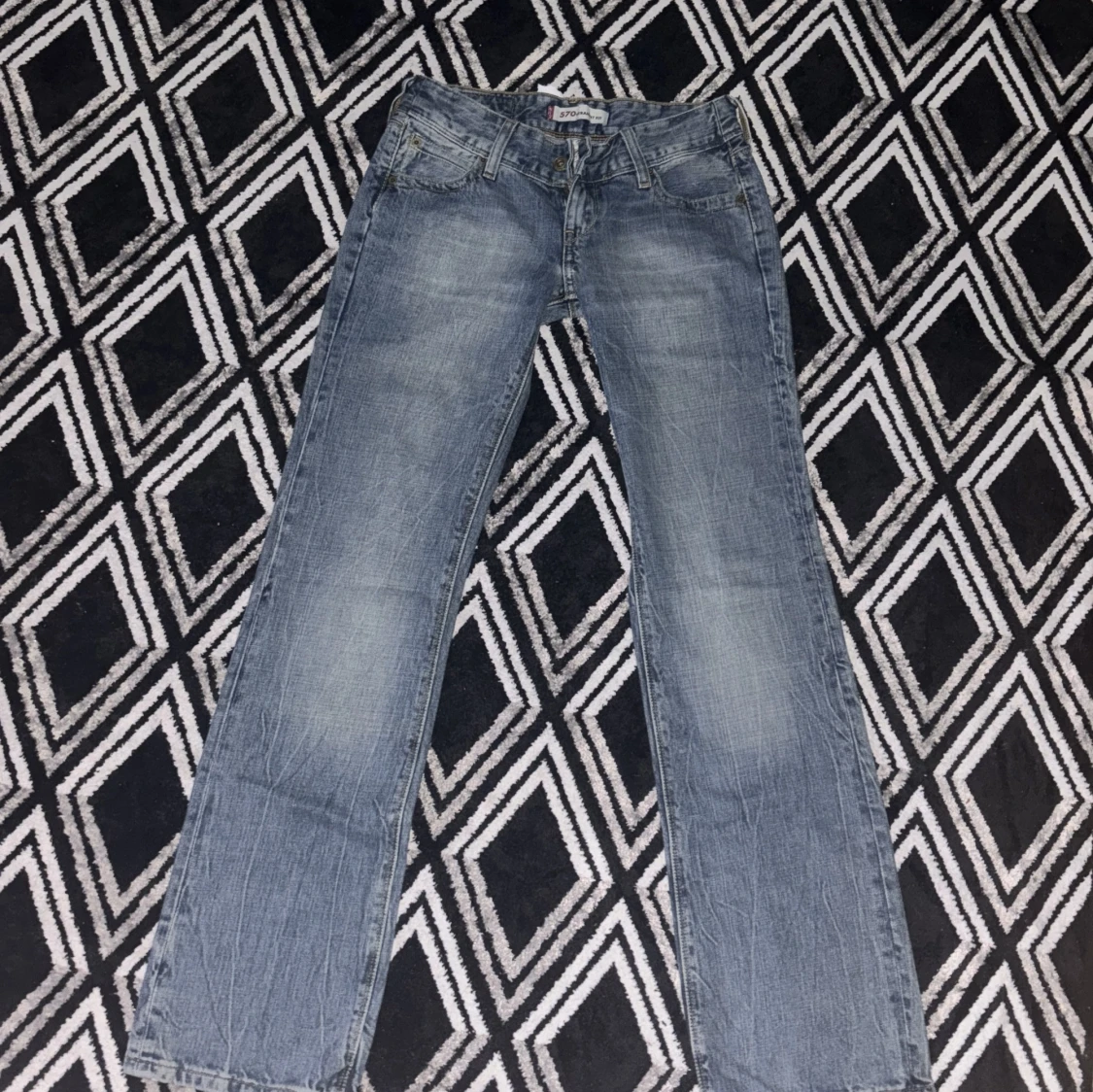 Levi's 501 ljusblå jeans straight fit