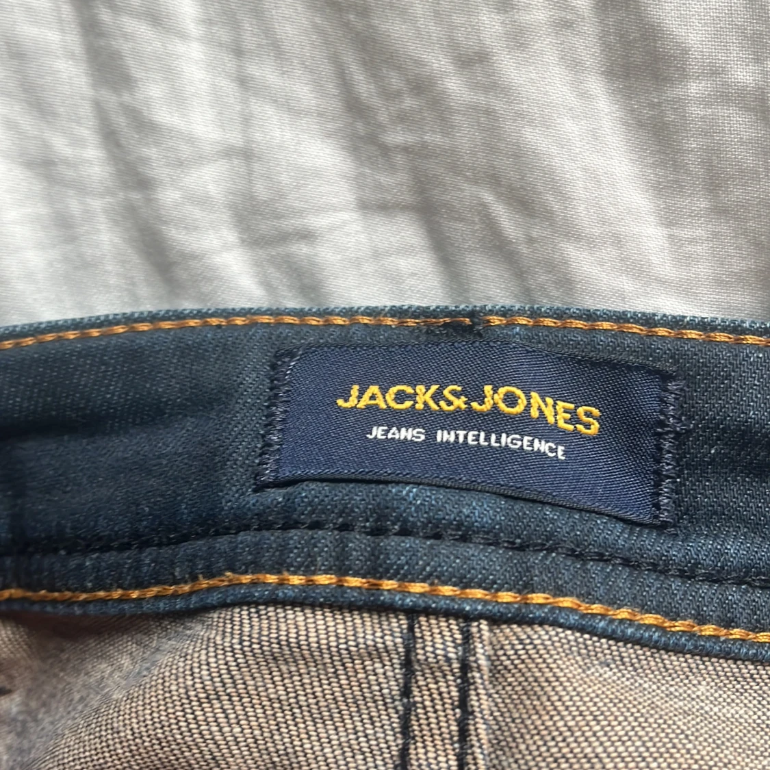 Mörkblå jeans från Jack & Jones 27/32 Slim straight - 4