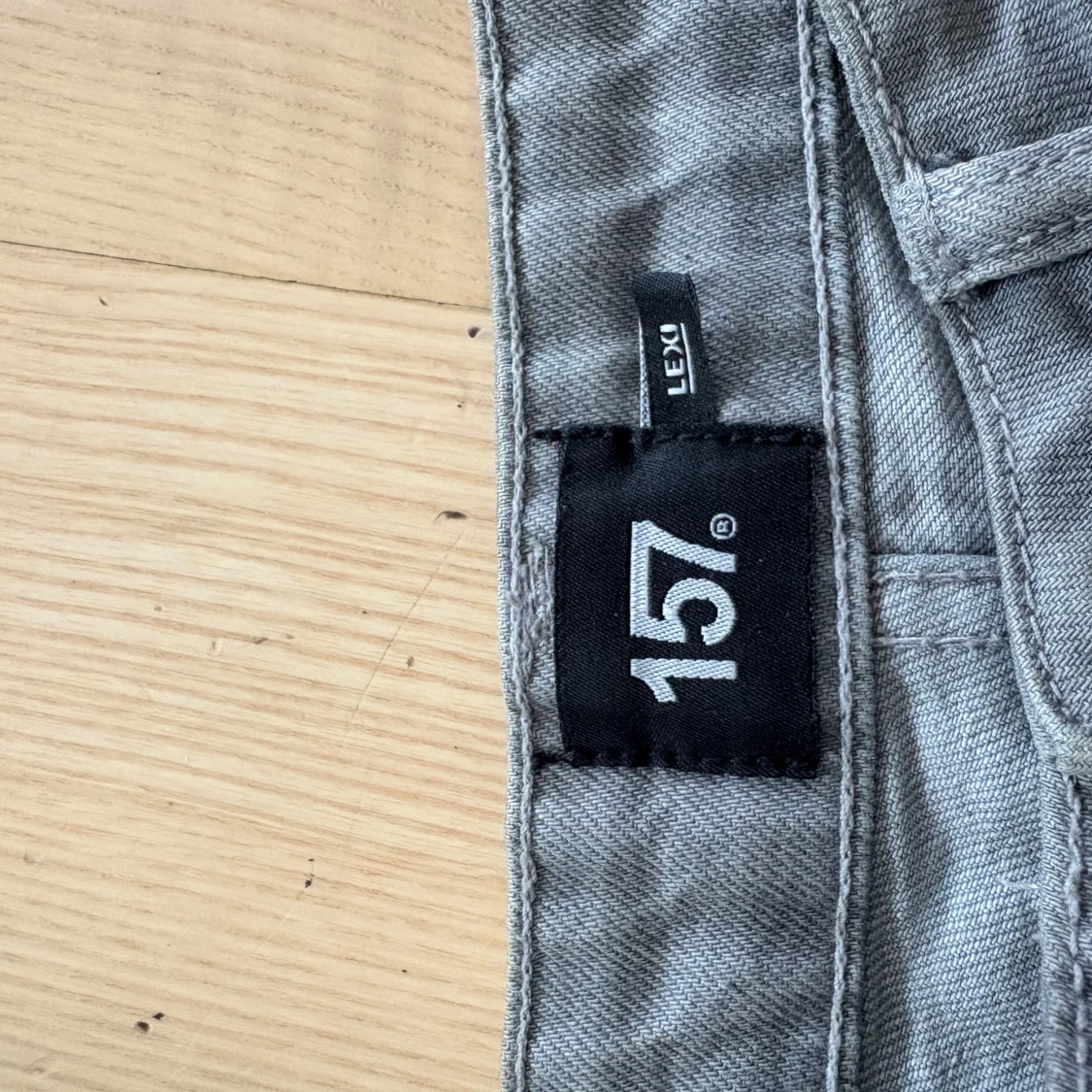 Grå jeansshorts  - 2