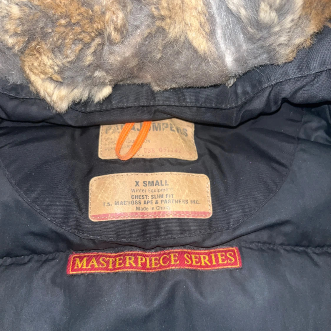 Svart lång dunjacka Parajumpers XS - 1