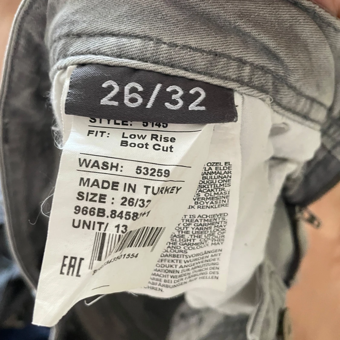 Gråa jeansbyxor från LTB Valerie - 4