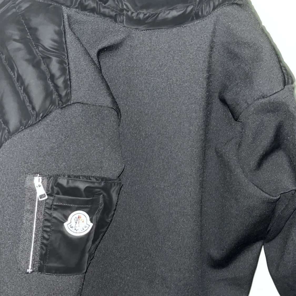 Svart Moncler cardigan med huva - 3