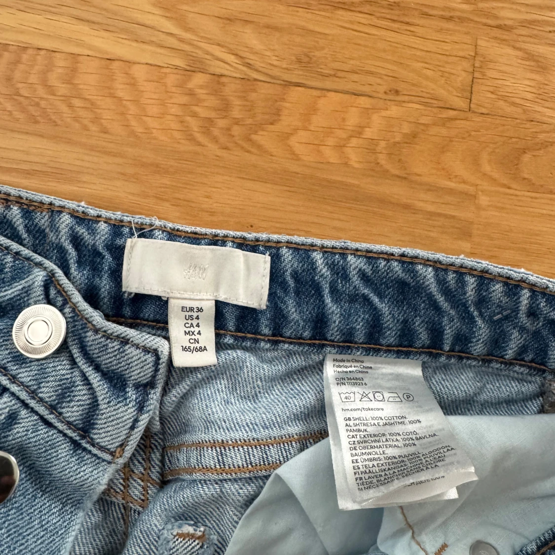 Ljusblå jeans från H&M, strl 36 - 3