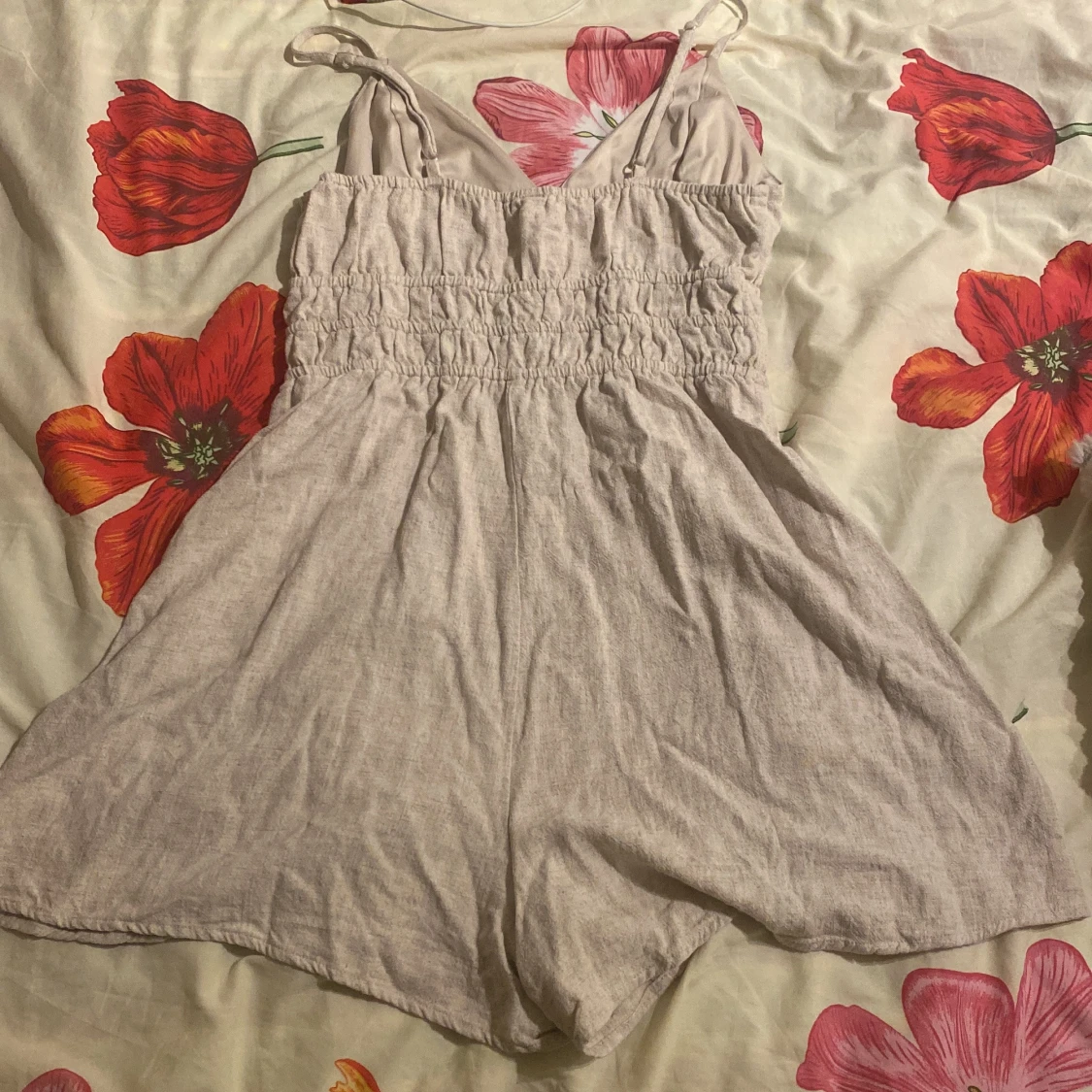 Beige linne-shorts från FB Sister S - 4