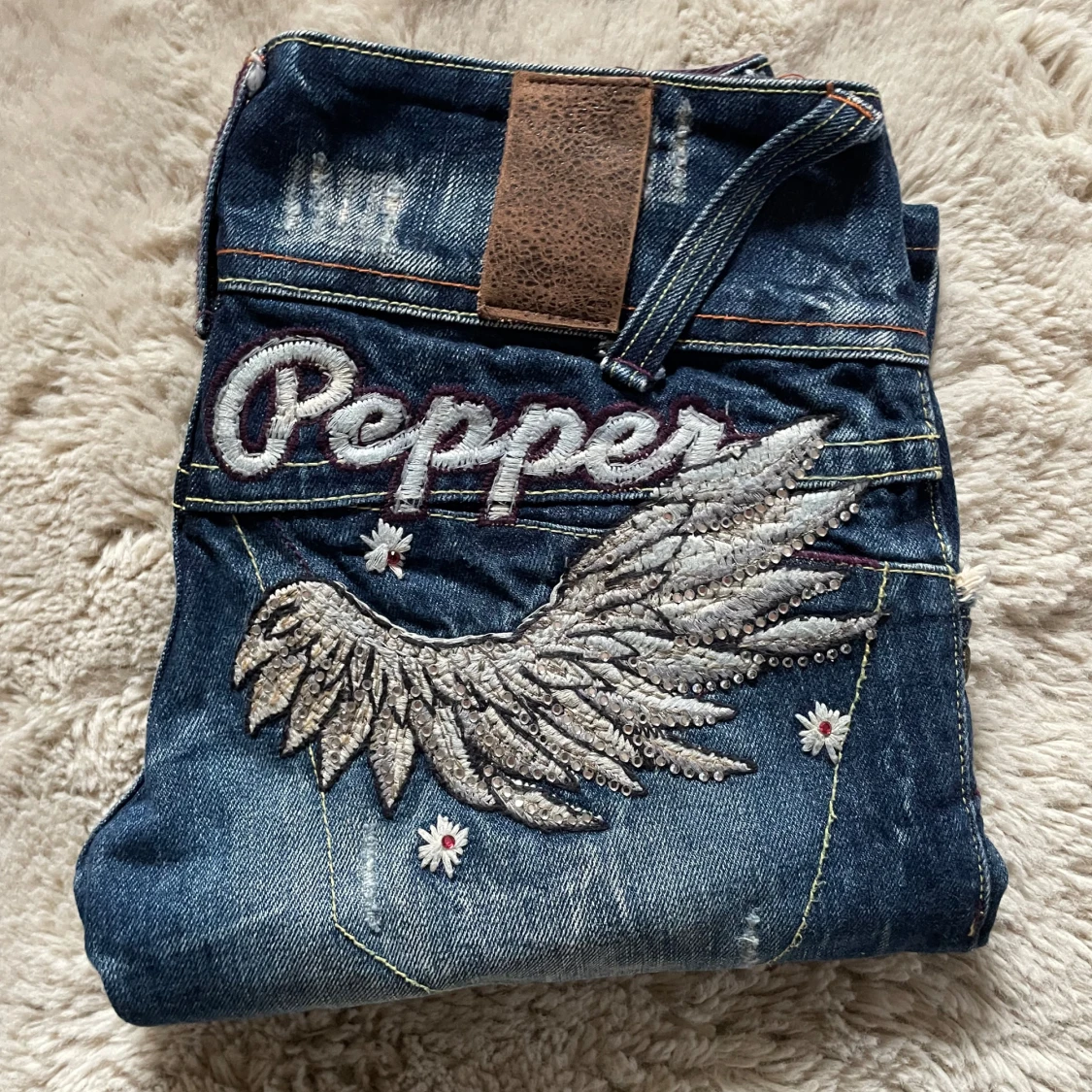 Y2K low rise Red Pepper jeans W25