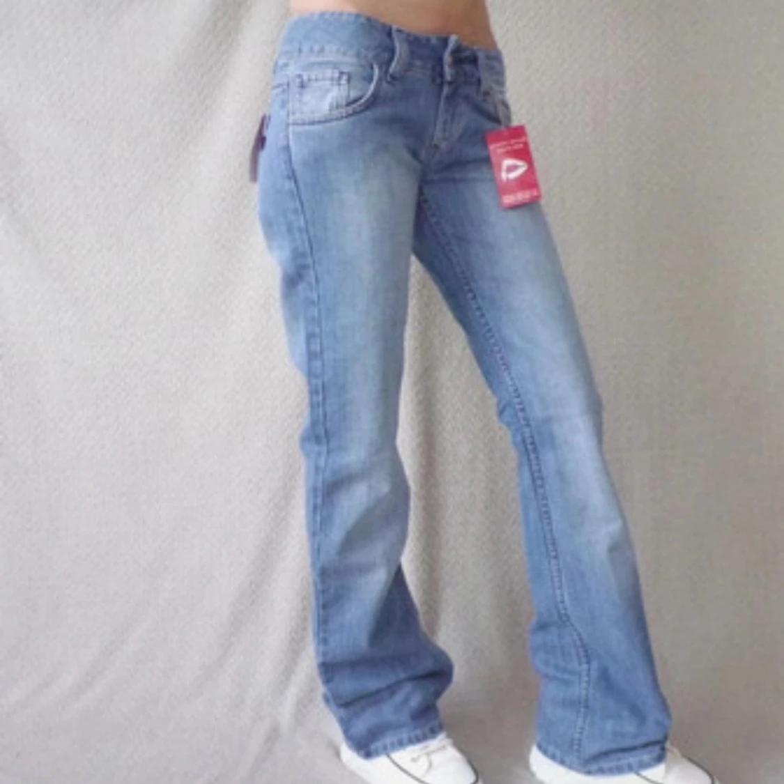 Dallas ljusblå bootcut jeans - 2