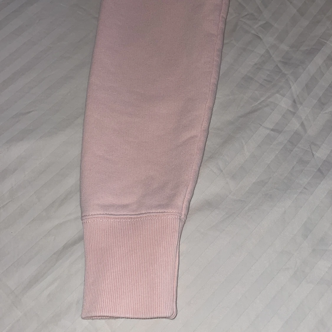 Ljusrosa Champion hoodie med logga, storlek xs - 3