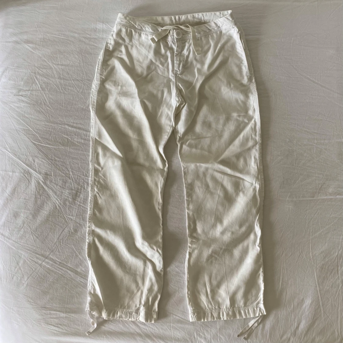 Vintage linnebyxor lågmidjade  - 3