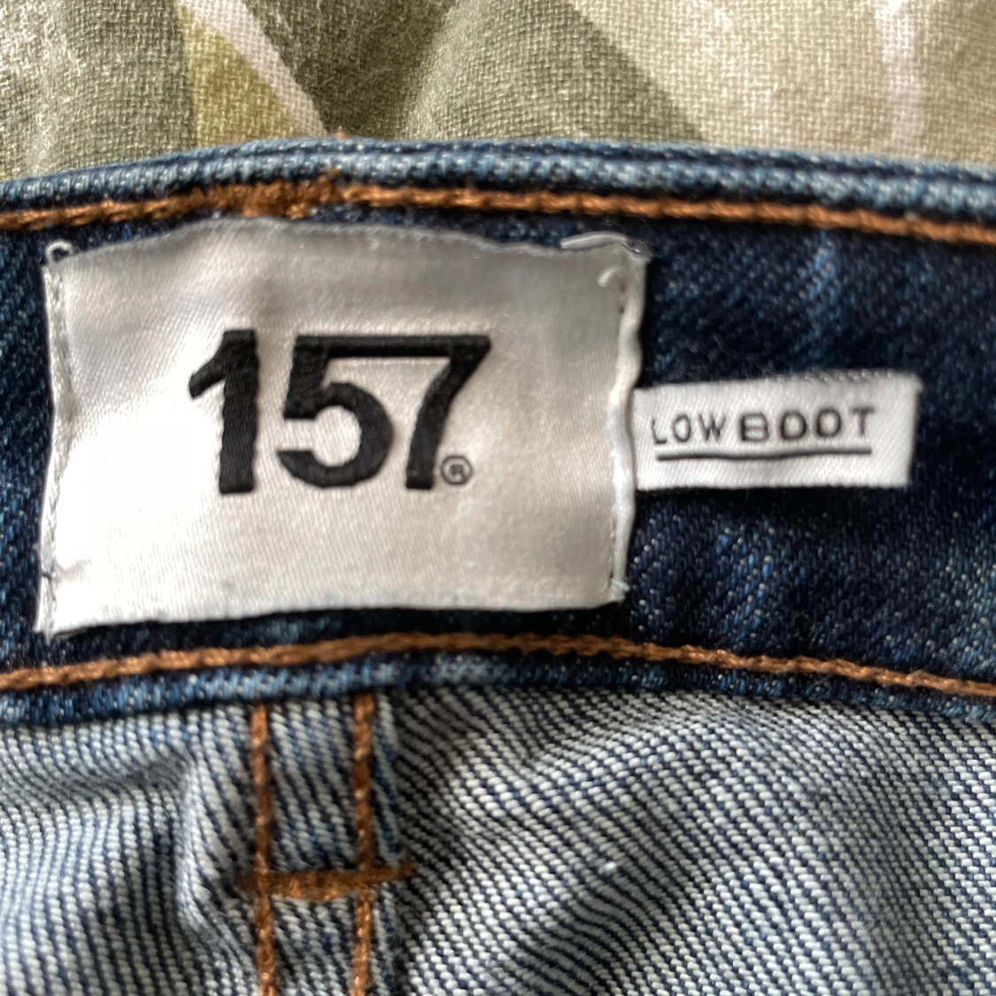 Blå bootcut jeans från 157, XXS - 3
