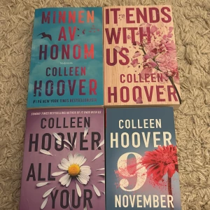 Book bundle - Böcker i nyskick! Välj vilka böcker du skulle vilja ha, 2 för 100kr, 3 för 150 kr och 4 för 200! Kan tänka mig gå ner i pris om man köper fler, 8 totalt💗 Jag skulle rekommendera 9 November